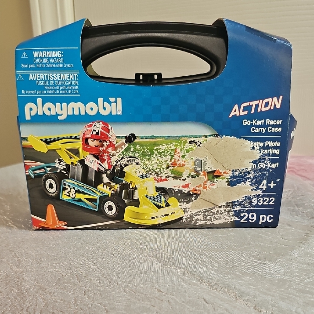 Playmobil Action Set Go-kart Racer‎ Carry Caee